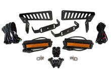 Load image into Gallery viewer, SS6 Cowl LED Bracket Kit for 2018-2021 Jeep JL Wrangler/Gladiator, Amber Flood - TRD☆REPUBLIC 
