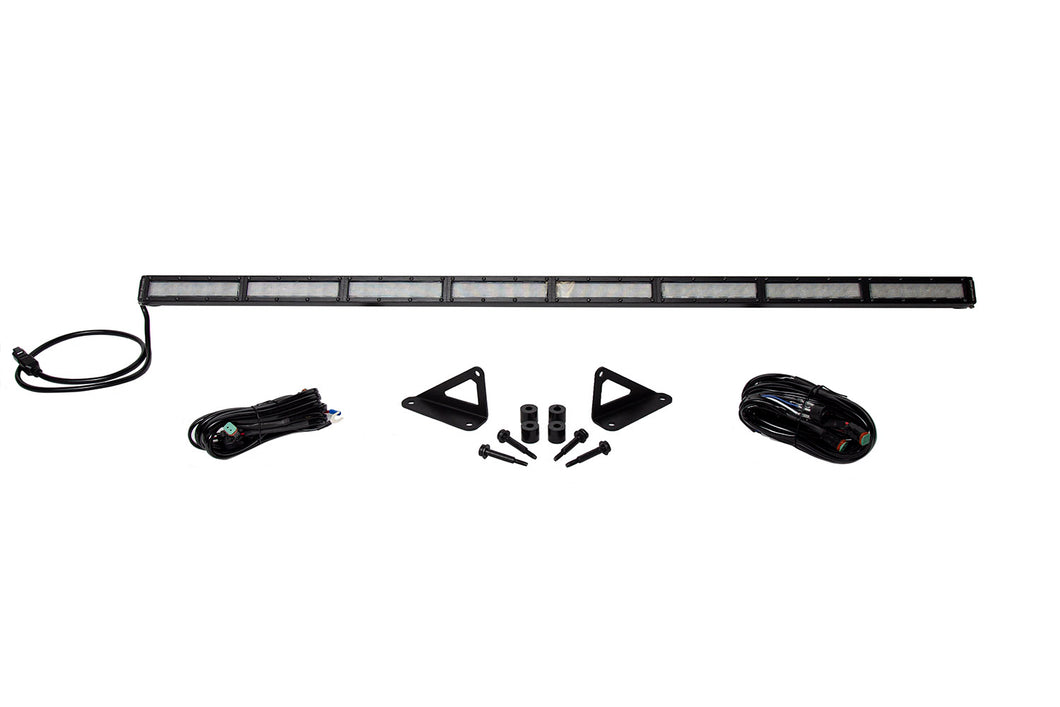 SS50 Hood LED Light Bar Kit for 2018-2021 Jeep JL Wrangler/Gladiator, White Flood - TRD☆REPUBLIC 