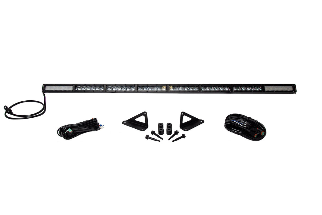 SS50 Hood LED Light Bar Kit for 2018-2021 Jeep JL Wrangler/Gladiator, White Combo - TRD☆REPUBLIC 