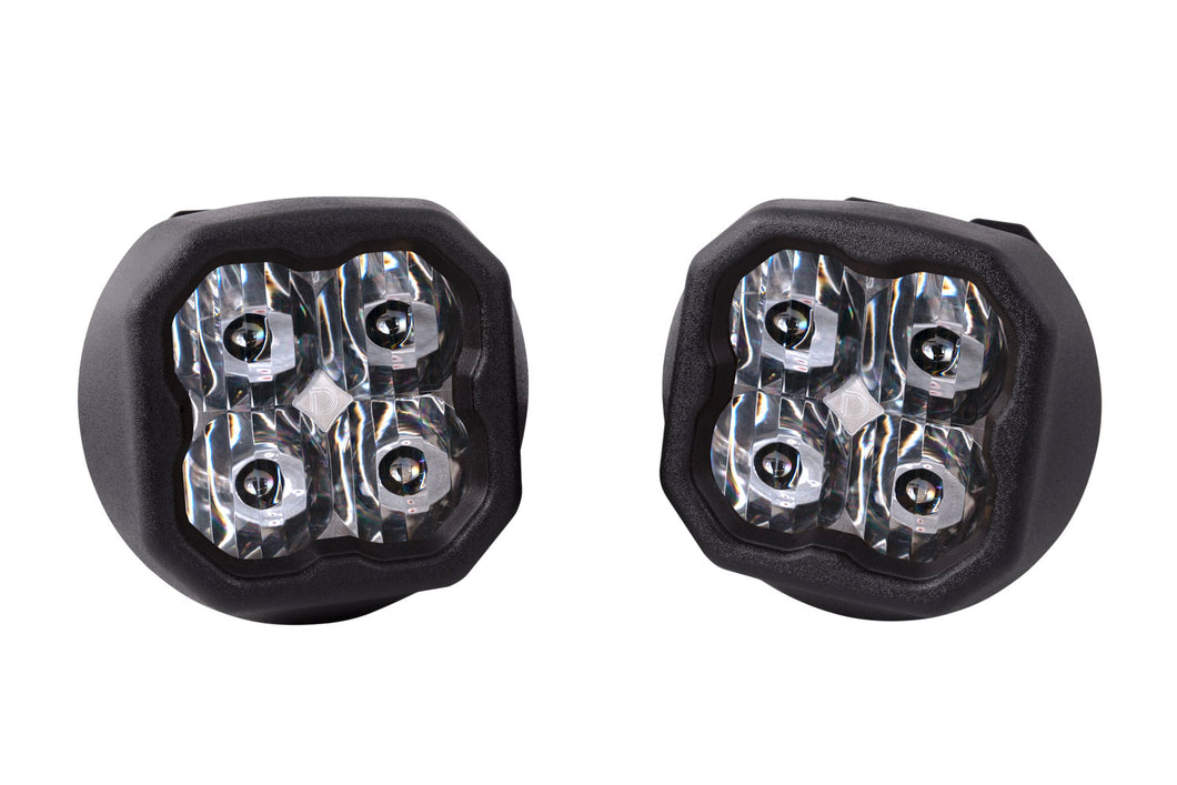 SS3 LED Fog Light Kit for 2015-2021 Chevrolet Colorado, White SAE/DOT Driving Sport