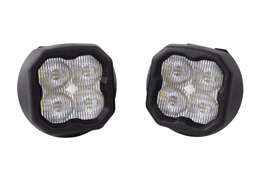 SS3 LED Fog Light Kit for 2015-2021 Chevrolet Colorado, White SAE Fog Pro