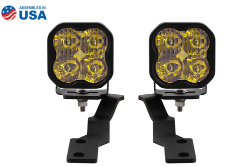 SS3 LED Ditch Light Kit for 2016-2021 Toyota Tacoma, Sport Yellow Combo Diode Dynamics - TRD☆REPUBLIC 