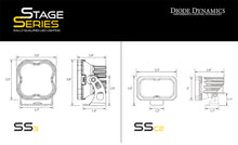 Load image into Gallery viewer, SS3 LED Ditch Light Kit for 2017-2020 Ford Raptor, Sport Yellow Combo Diode Dynamics
