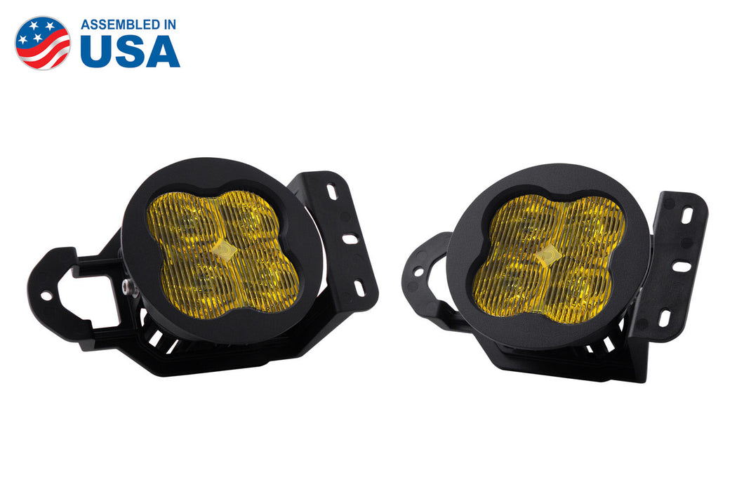 SS3 LED Fog Light Kit for 2018-2021 Jeep JL Wrangler, Yellow SAE Fog Sport