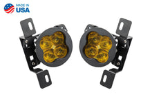 Load image into Gallery viewer, SS3 LED Fog Light Kit for 2007-2018 Jeep JK Wrangler Yellow SAE Fog Max Diode Dynamics
