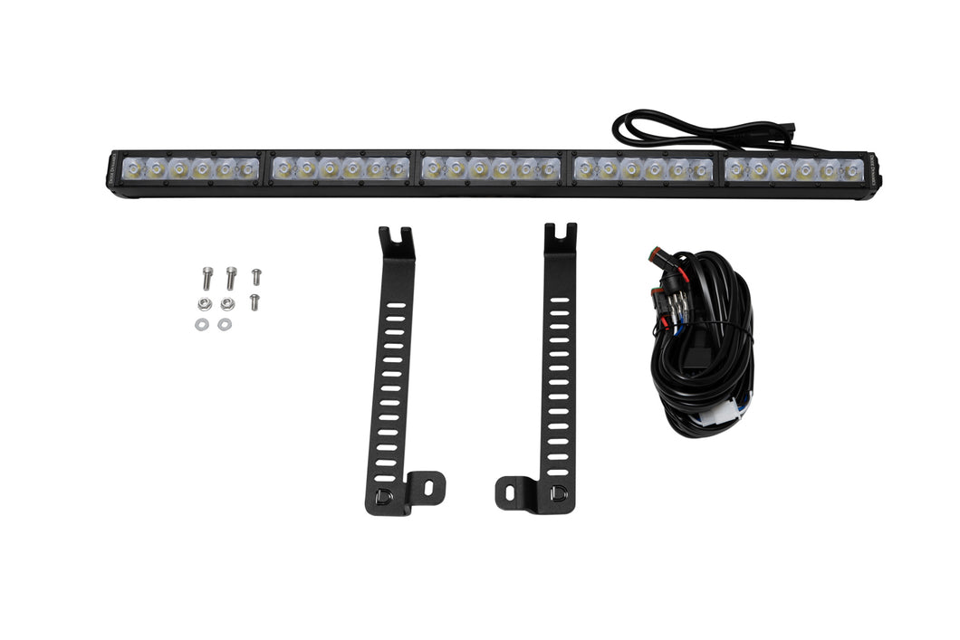 SS30 Single Stealth Lightbar Kit for 2014-2019 Toyota 4Runner White Driving Diode Dynamics