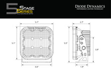 Load image into Gallery viewer, SS5 LED Pod Sport Yellow Spot Pair Diode Dynamics - TRD☆REPUBLIC 
