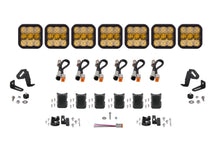 Load image into Gallery viewer, SS5 Sport Universal CrossLink 7-Pod Lightbar Yellow Combo Diode Dynamics - TRD☆REPUBLIC 
