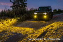 Load image into Gallery viewer, SS3 LED Fog Light Kit for 2021 Ford Bronco (w/ Standard Bumper) Yellow SAE Fog Max w/ Backlight Diode Dynamics
