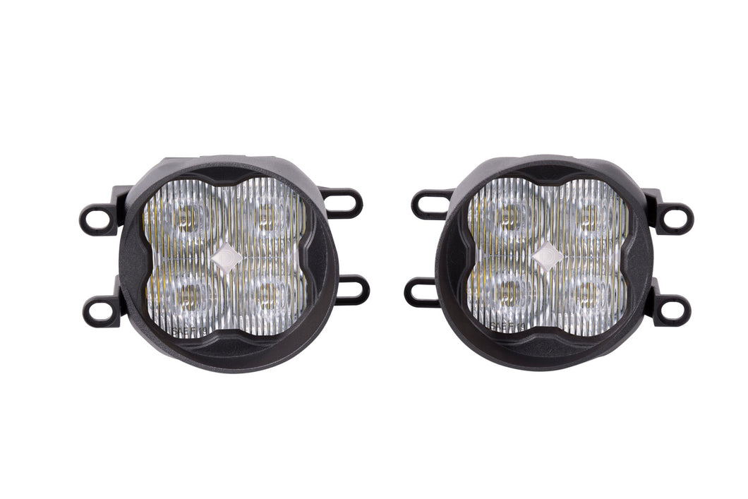 SS3 LED Fog Light Kit for 2010-2021 Toyota 4Runner White SAE Fog Sport w/ Backlight Diode Dynamics