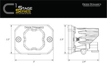 Load image into Gallery viewer, Stage Series Flush Mount Reverse Light Kit, C1 Pro Diode Dynamics - TRD☆REPUBLIC 
