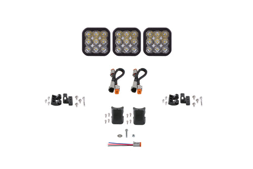 SS5 Sport Universal CrossLink 3-Pod Lightbar White Driving Diode Dynamics - TRD☆REPUBLIC 