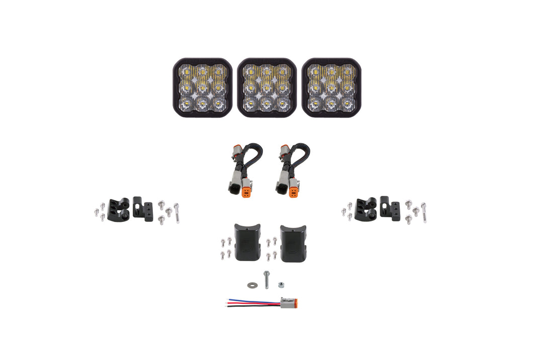 SS5 Sport Universal CrossLink 3-Pod Lightbar White Driving Diode Dynamics - TRD☆REPUBLIC 