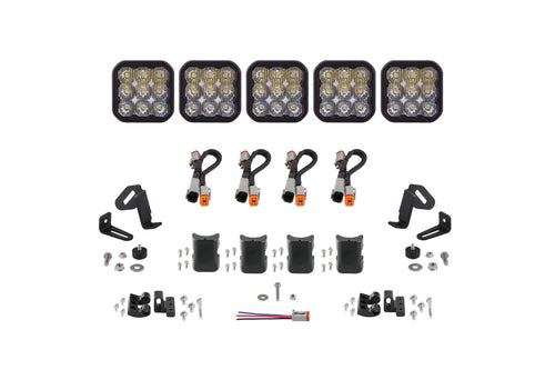 SS5 Sport Universal CrossLink 5-Pod Lightbar White Driving Diode Dynamics - TRD☆REPUBLIC 