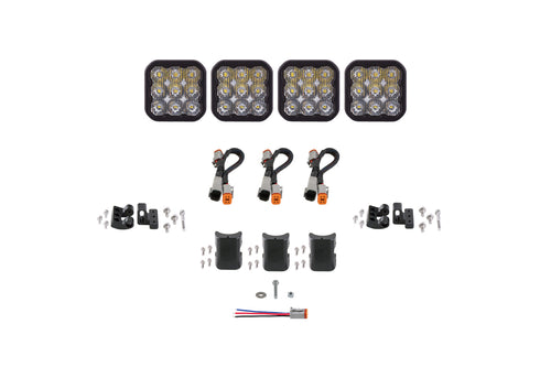 SS5 Pro Universal CrossLink 4-Pod Lightbar White Driving Diode Dynamics - TRD☆REPUBLIC 