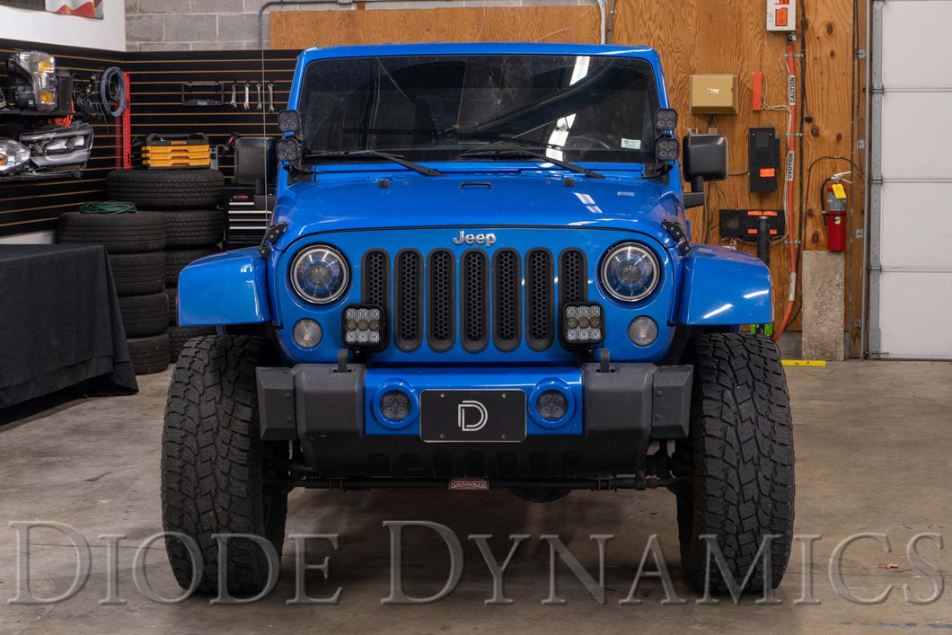 Jeep JK SS5 CrossLink Bumper Lightbar Kit Sport Combo Diode Dynamics