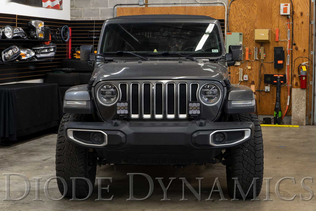 Jeep JL SS5 CrossLink Bumper Lightbar Kit Sport Combo Diode Dynamics