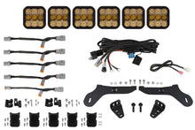 Load image into Gallery viewer, SS5 Grille CrossLink Lightbar Kit for 2017-2020 Ford Raptor Pro Yellow Combo Diode Dynamics
