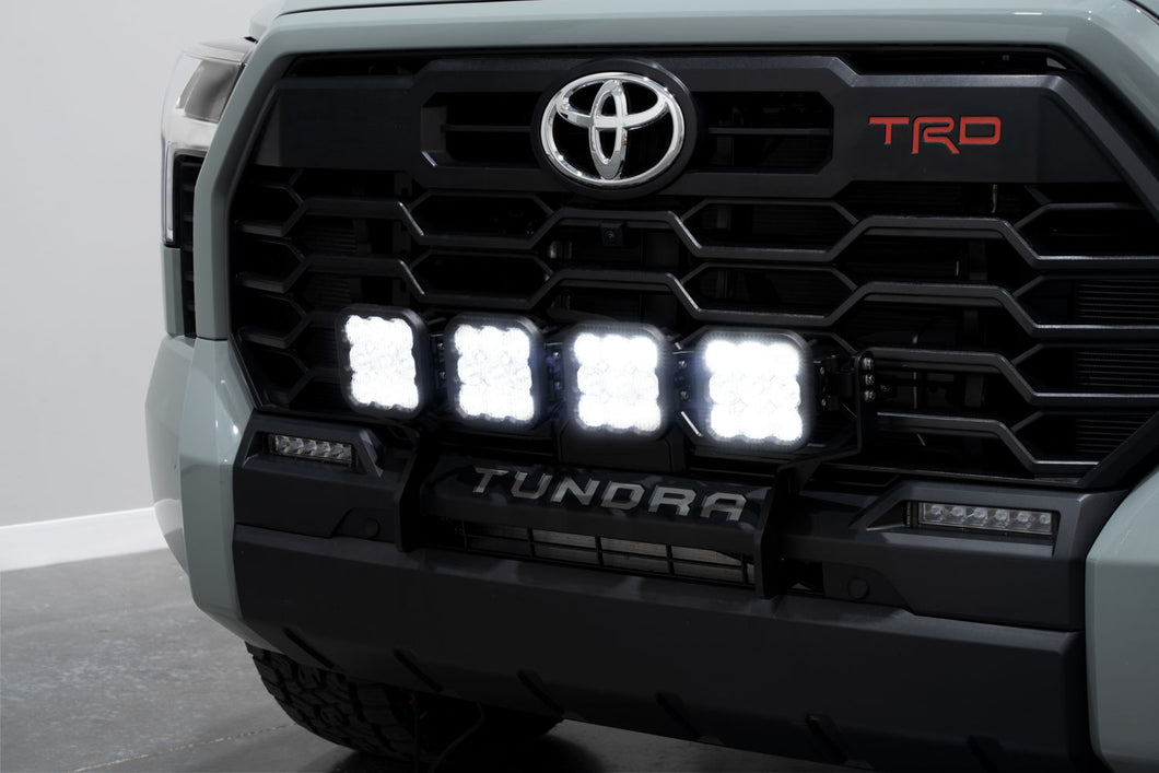 SS5 Grille CrossLink Lightbar Kit for 2022 Toyota Tundra Sport White Combo Diode Dymanics