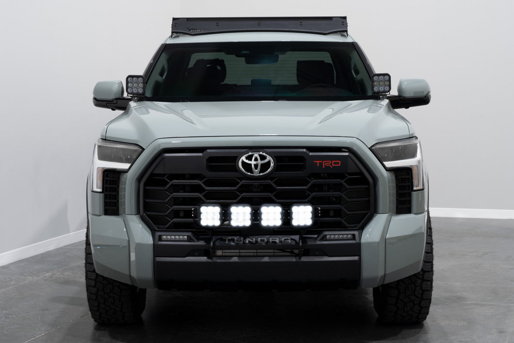 SS5 Grille CrossLink Lightbar Kit for 2022 Toyota Tundra Pro White Combo Diode Dymanics