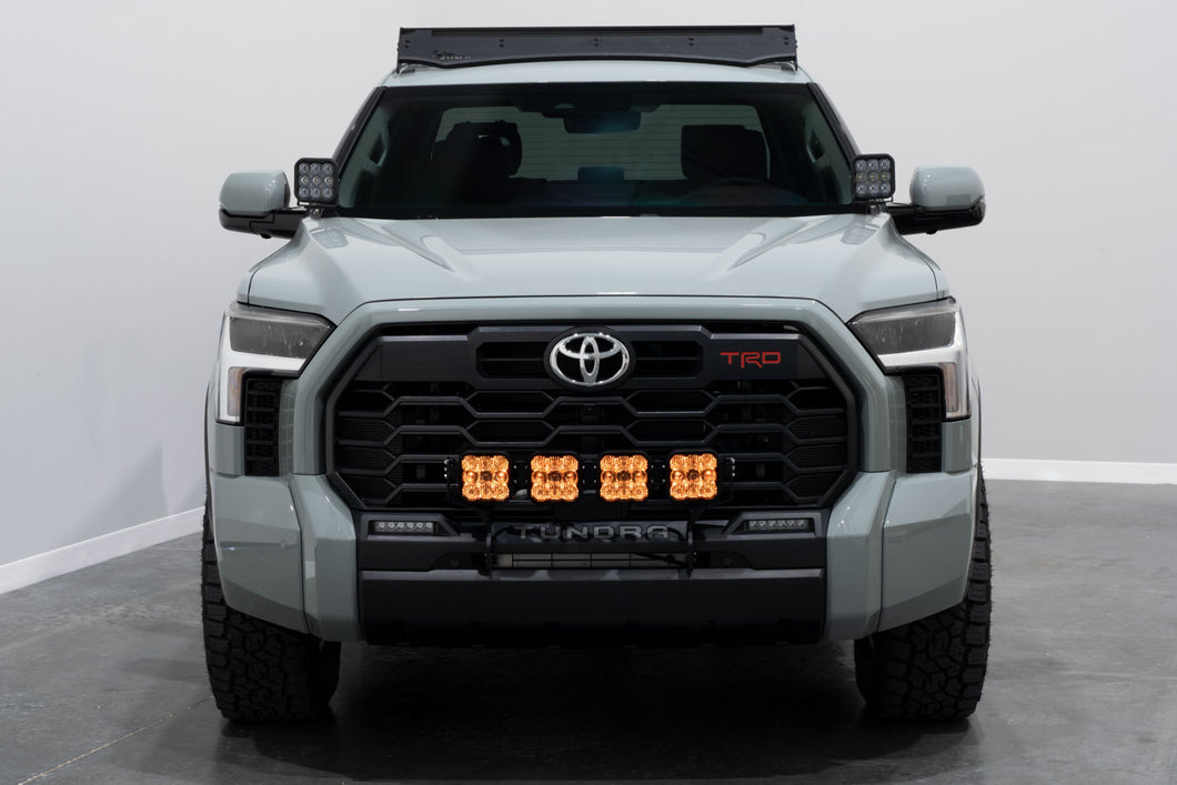 SS5 Grille CrossLink Lightbar Kit for 2022 Toyota Tundra Pro Yellow Combo Diode Dymanics