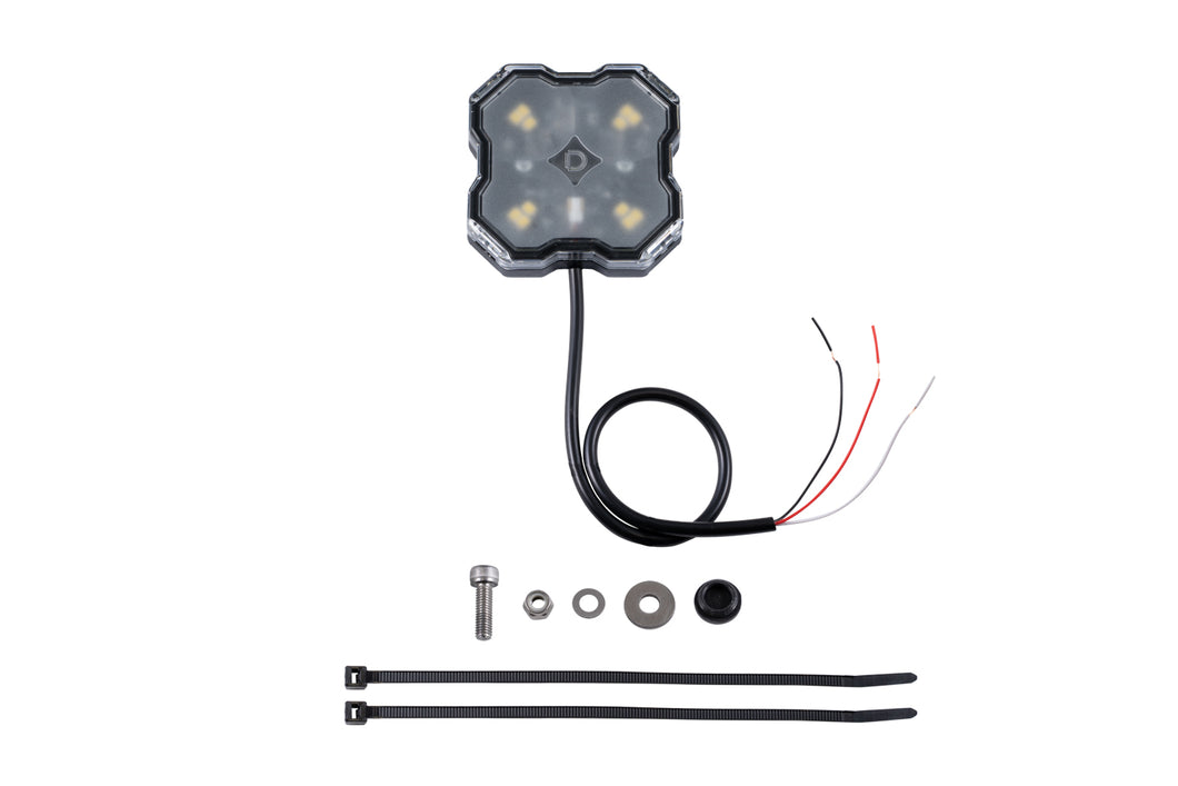 Stage Series Single-Color LED Rock Light White Diffused Hookup (one) Diode Dynamics