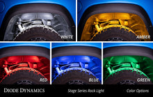 Load image into Gallery viewer, Stage Series Single-Color LED Rock Light Blue M8 (4-pack) Diode Dynamics
