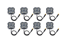Load image into Gallery viewer, Stage Series Single-Color LED Rock Light White Diffused M8 (8-pack) Diode Dynamics
