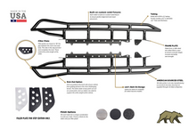 Load image into Gallery viewer, 2005-2022 TOYOTA TACOMA STEP EDITION ROCK SLIDERS
