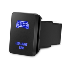 Load image into Gallery viewer, Small Style Toyota OEM Style &quot;LED LIGHT BAR&quot; Switch - Cali Raised LED
