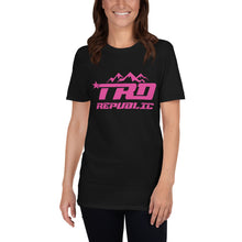 Load image into Gallery viewer, Pink TRD Republic Short-Sleeve Unisex T-Shirt - TRD☆REPUBLIC 
