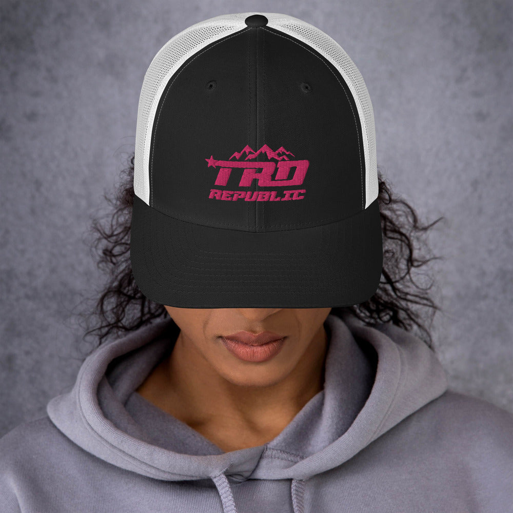 Flamingo Pink Trucker Cap - TRD☆REPUBLIC 