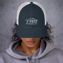 Load image into Gallery viewer, TRD REPUBLIC Gray Trucker Cap - TRD☆REPUBLIC 
