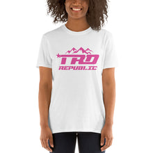 Load image into Gallery viewer, Pink TRD Republic Short-Sleeve Unisex T-Shirt - TRD☆REPUBLIC 
