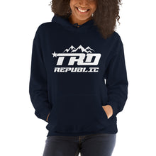 Load image into Gallery viewer, TRD REPUBLIC White out Hooded Sweatshirt - TRD☆REPUBLIC 
